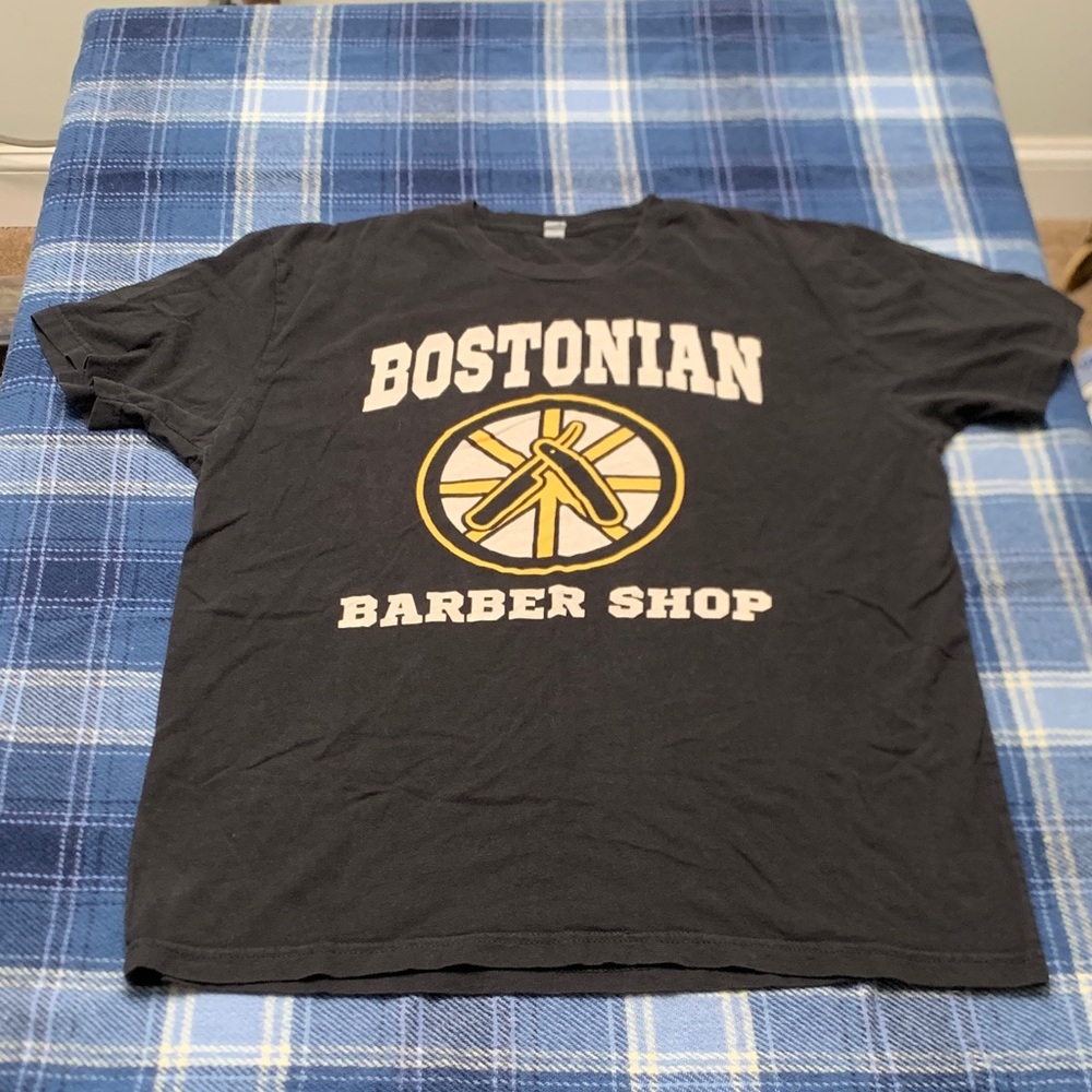 Local Boston Business Bostonian Barber Shop T Shirt Small Business